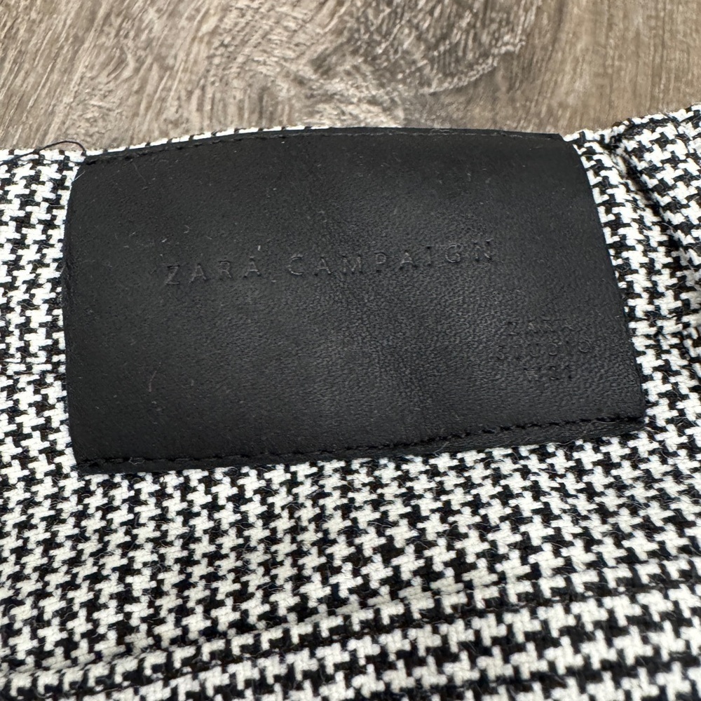 ZARA Kids Houndstooth Pants | Size 5 (116 cm) | A/W 2021 Collection 🖤🤍 - Picture 3 of 5